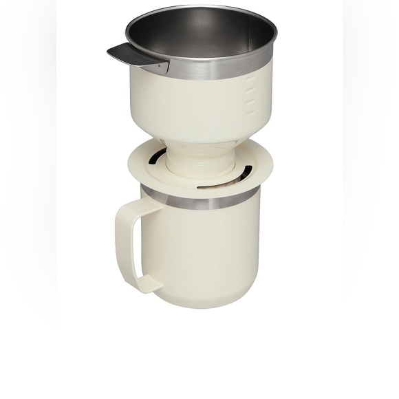 Stanley 12oz The Perfect-Brew Pour Over Set Cream Gloss: Stainless Steel NIB - Picture 2 of 5